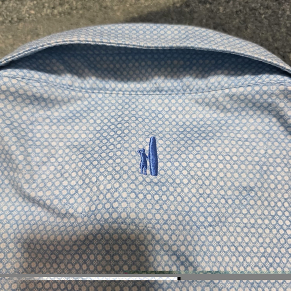 Johnny-O TPC Deere Run Golf Polo Shirt XL Blue Performance Stretch - Picture 6 of 9